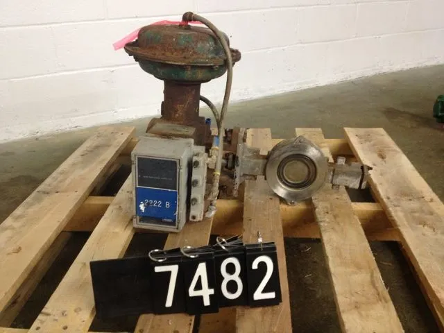 Fisher type 8550 Butterfly Valve size 4"