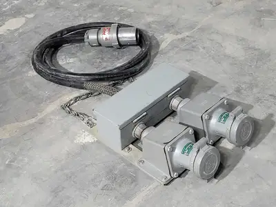 6 AWG 4/C Male to Female Pin Sleeve Connector ADR6034, ACP6034BC