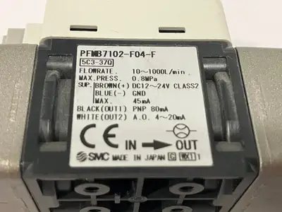 New | in-Stock SMC Digital Flow Switch w/ Integrated Display Pressure Switches Michigan US | Maverick Industrial Sales #1486143
