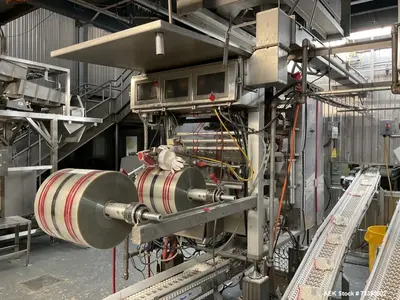 Used BOSCH SVE2510AB Net Weigh Filler Scale Vertical Form & Fill Illinois US | Aaron Equipment #86729