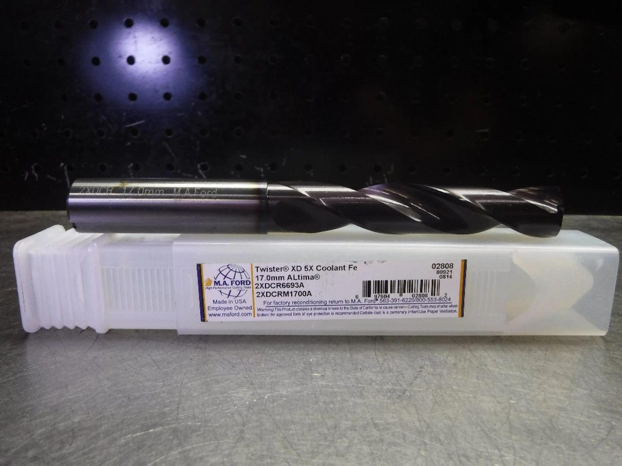 M.A. Ford Twister 17mm Carbide Drill Coolant Thru 2XDCR6693A (LOC2744A)