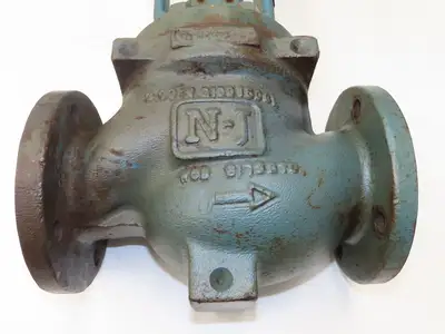 Neles-Jamesbury G110LGC32QC8Y 3" ANSI Globe Valve with Pneumatic Positioner