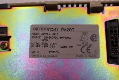 Omron CQM1-PA203 Power Supply Unit Module PA203 STOCK L-506-C