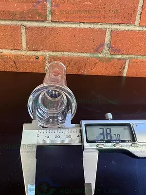 USED BUCHI AG BOROSILICATGLAS 3.3 KATALOG 8801 TEE FITTING 31MM X 50MM X 50MM