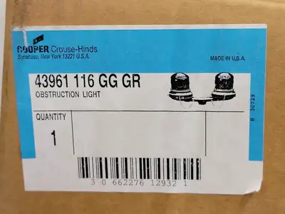 NEW CROUSE-HINDS 43961116GGGR