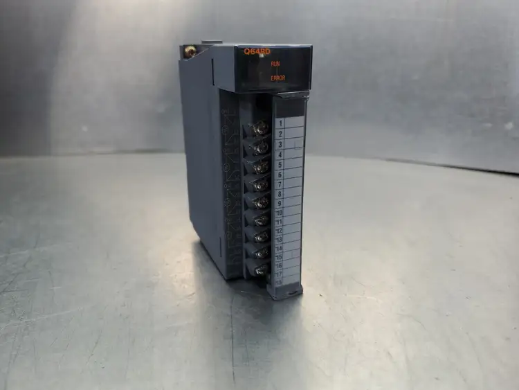 Used Mitsubishi Q64RD PLC Input & Output | Palmetto Automation #1156427