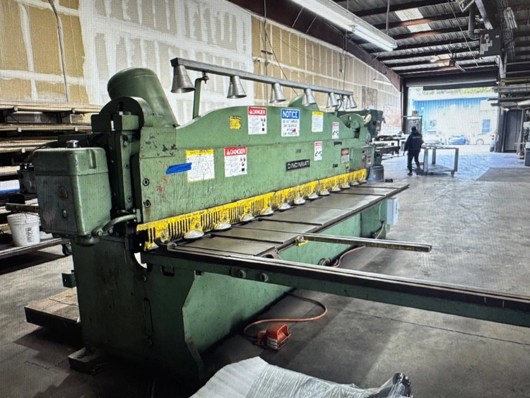 Used CINCINNATI 1412 Power Squaring Shears (Inch) California US | Wheeler Machinery Sales #895129