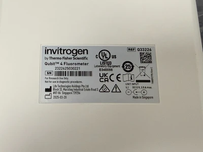 Used Thermo Scientific Q33226 Spectrophotometer (UV-Vis, Fluor) Missouri US | BioLabTek #1301177
