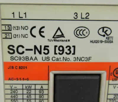 USED FUJI ELECTRIC SNC3F SC-N5 [93]