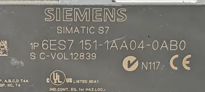 USED Siemens Siemens 6ES7 151-1AA04-0AB0
