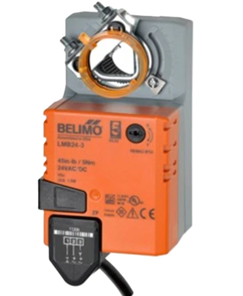 Belimo LMX24-SR-F Actuator, 45 in-lb 5 Nm, Non Fail-Safe, 2...10 V [New]