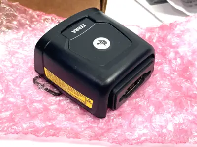 USED ZEBRA BARCODE SCANNER, FIXED MOUNT 2D SCANNER, STANDARD RANGE