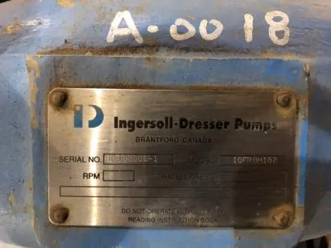 INGERSOLL-DRESSER10FRBH182