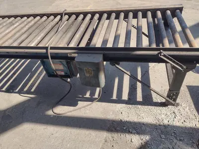 42" X 360" INFEED ROLLER CONVEYOR: STOCK #23679