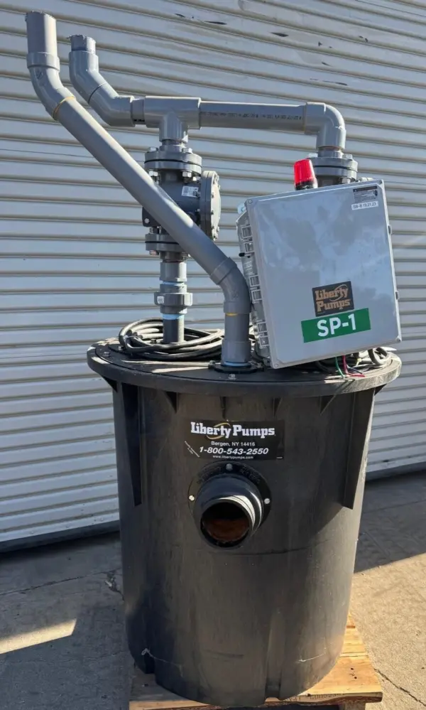 LIBERTY PUMPS 1102/LEH103M Duplex Sewage Pump SIMPLEX SYSTEMS With Control Panel