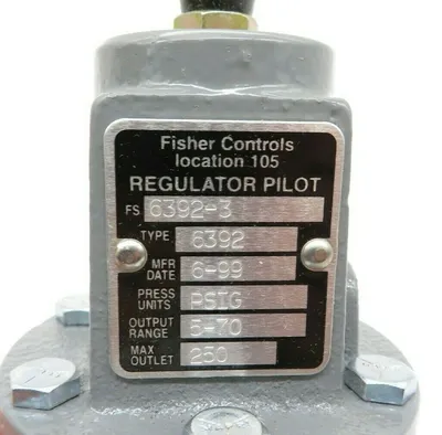 NEW FISHER 6392-3 CONTROL VALVE 5-70/PSIG 250/MAX 63923
