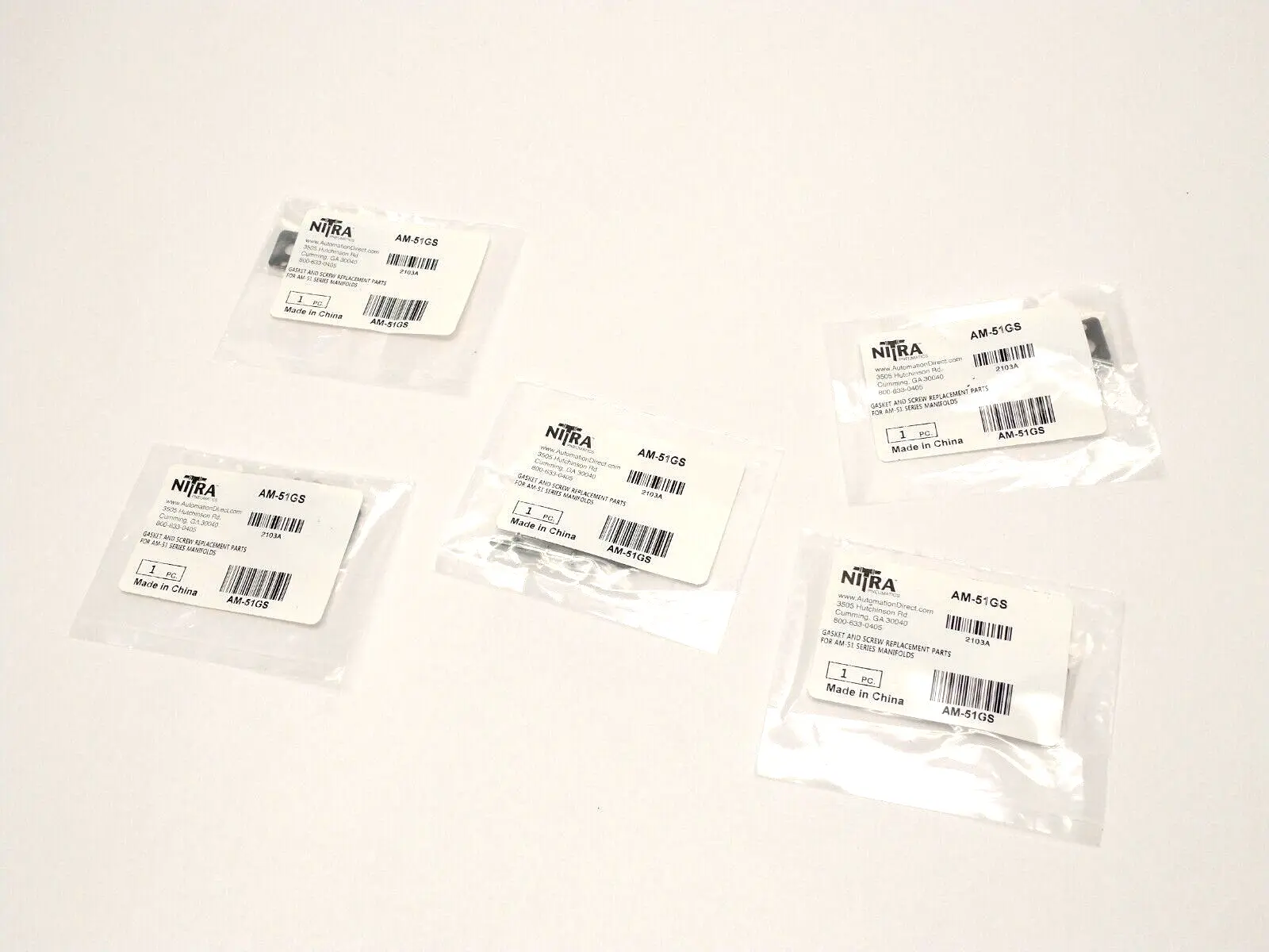 AM-51GS | Automation Direct  Nitra Manifold Mounting Set For AM-51 Series LOT OF 5 - New