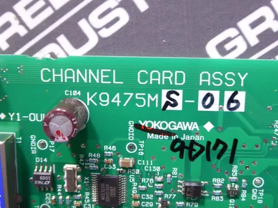 Yokogawa AV55CM-B1-A O2Mation Channel Card Assembly Rev. 1.10 Used
