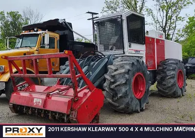 Used 2011 KERSHAW KLEARWAY 500 4 X 4 MULCHING MACHINE Forestry Grinders Michigan US | Proxy Equipment #1426013