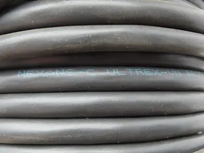 E-64956 Multi Wire Cable Spool 4 Conductor & Ground 150' Black 16AWG 600V