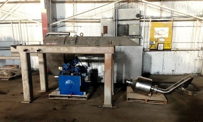Heinkel HF 800 Inverting Filter centrifuge, Hastelloy C22.