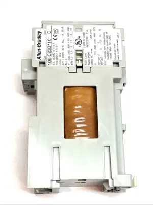 USED ALLEN‑BRADLEY 23A 3‑POLE CONTACTOR 24V DC COIL 1NO AUXILIARY