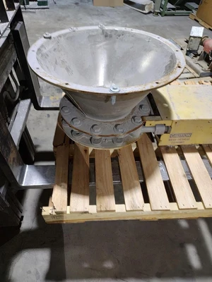 AGLO Pneumatic 12" Knife Gate Valve with Hopper