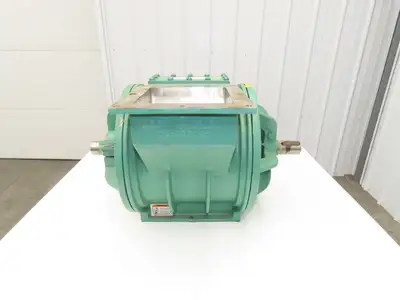 Andritz Sprout Bauer 1410 MSI Stainless Rotary Airlock Feeder Valve 8x10" Flange