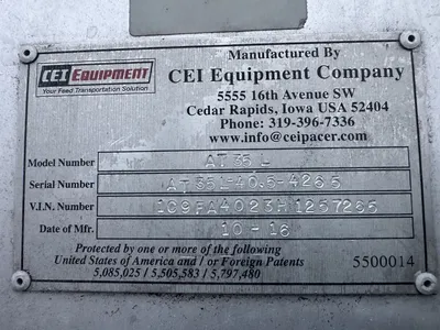 Used 2017 CEI AT35L BULK FEED Tanker Trailers Minnesota US | Carco Truck & Equipment #1514192