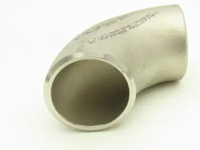 CID 304L SCH 40 Stainless Steel 90° Elbow 1-1/2" Butt Weld SA-403WPW  Lot of 11