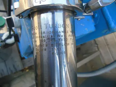 Tank, 4 Gallon, 316L Stainless Steel, 8" x 18", 135 PSI, Agit, #S742767