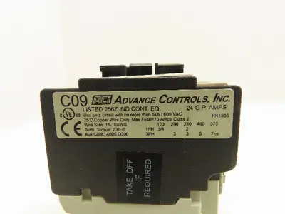 ACI C09.310-120 Motor Starter Contactor 5Hp 480V 3Ph 120 VAC Coil Lot of 4