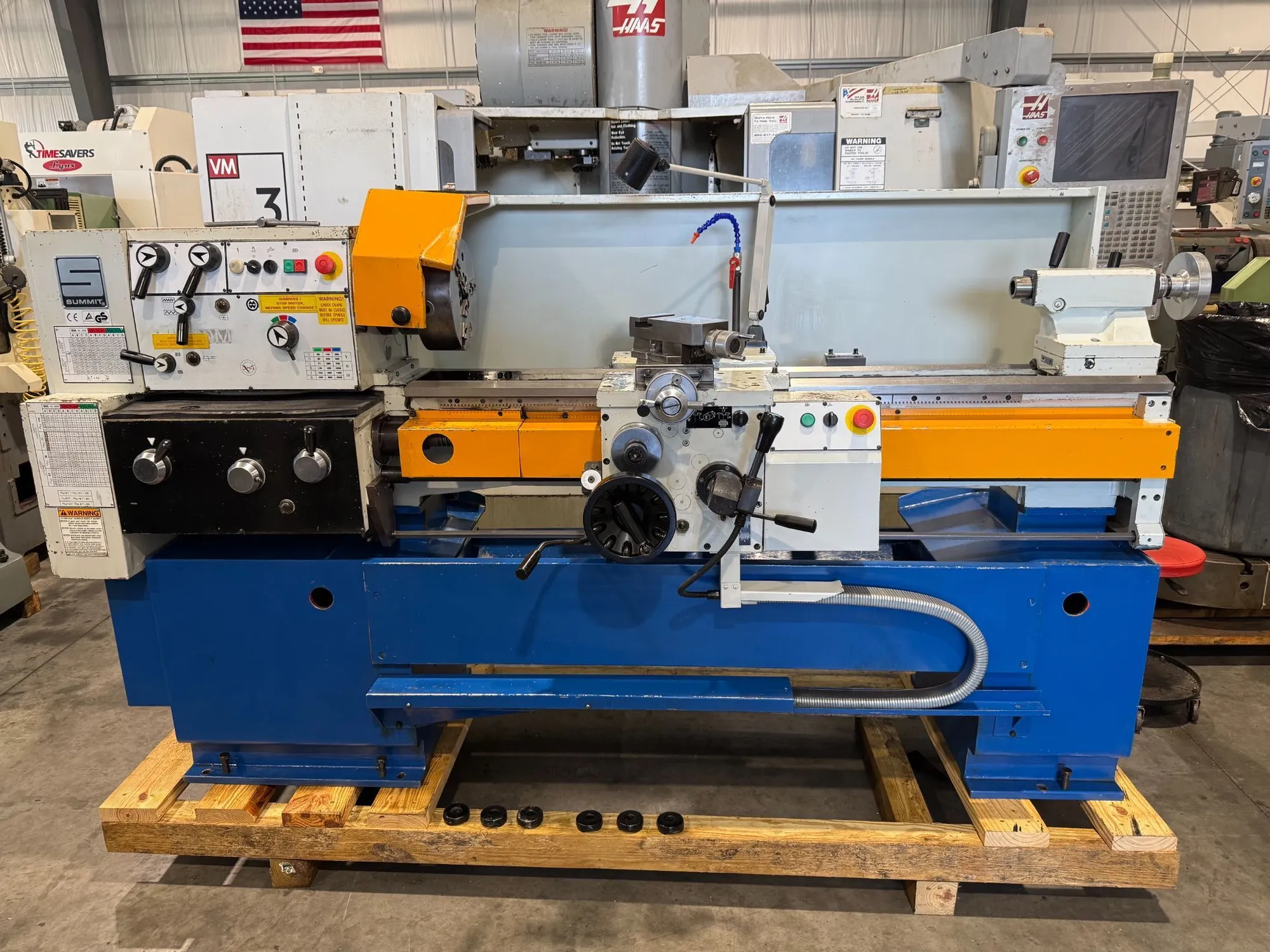 SUMMIT 14”/18” x 40”cc Removable Gap Lathe European 2007’ #8459