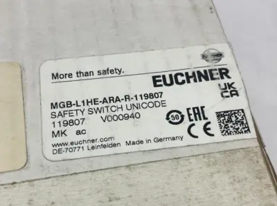 USED EUCHNER GUARD LOCKING MECHANICAL DOOR INTERLOCK SWITCH