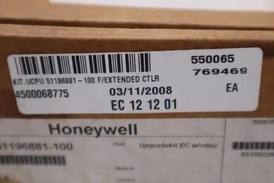 NEW HONEYWELL 51196881-100 UPGRADE KIT EC  W/O DEP 51196881100 STOCK G587