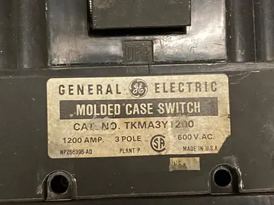 Used GE TKMA3Y1200 Miscellaneous Equipment (Electrical & Power) Ohio US | Surplus Asset Holdings #1209801