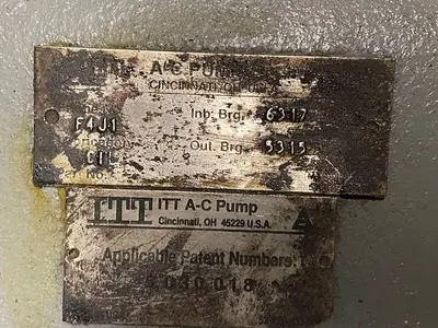 USED ITT PUMP