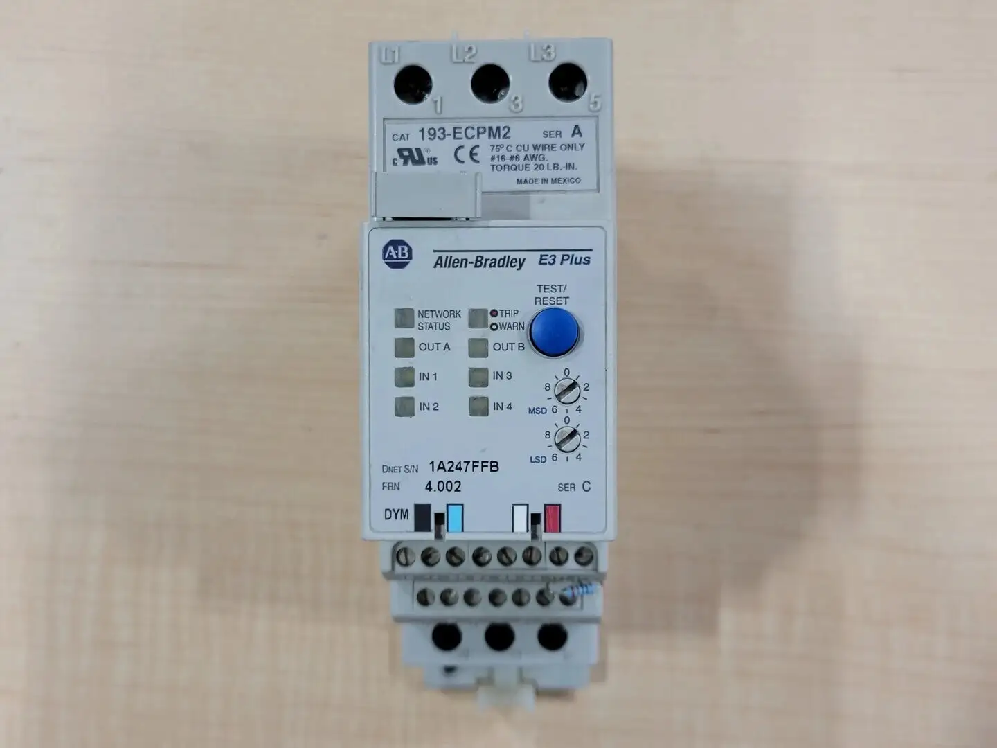 USED ALLEN-BRADLEY E3 PLUS