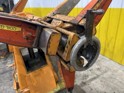 2500 LBS X 12" COOPER WEYMOUTH DOUBLE END PULL-OFF COIL REEL UNCOILER: STOCK #22617