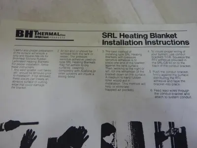 NEW BH THERMAL PRODUCTS SRP12122P
