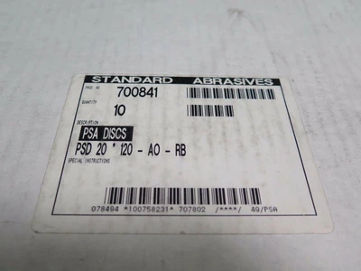New | in-Stock Standard Abrasives 700841 Sanding Discs California US | Amiron Machinery #745327