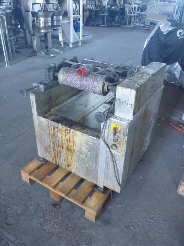 Three Roll Mill With Granite Rolls Width 400 MM x Diameter 150 MM
