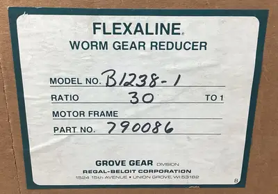 Used Grove Gear B1238-1 Speed Reducers South Carolina US | Palmetto Automation #1539751