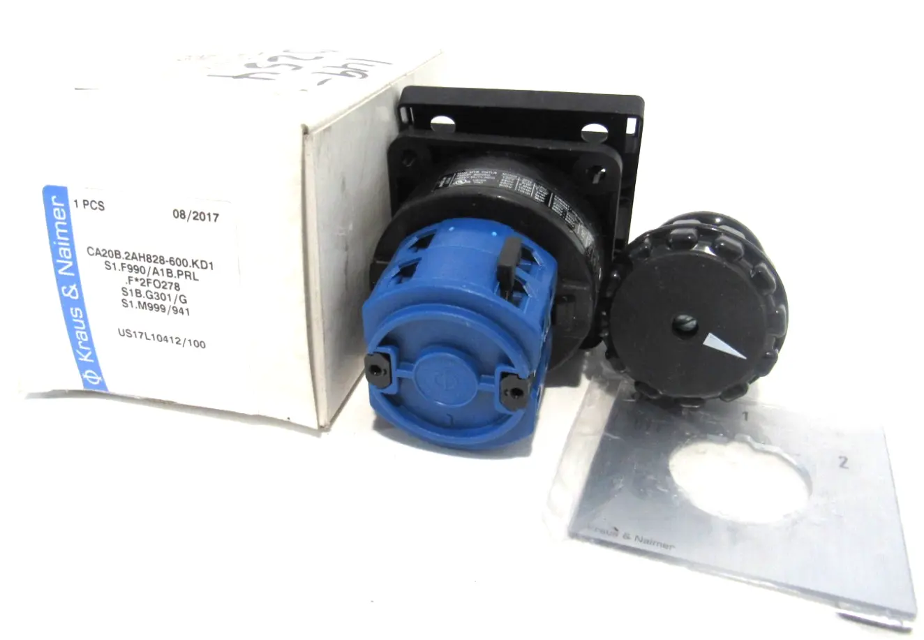 NEW KRAUS & NAIMER CA20B.2AH828-600.KDI SWITCH CAB0B2AH828600KDI