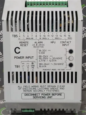 Woodward 8200-209L/5501-306J Overspeed System Power Unit C Used