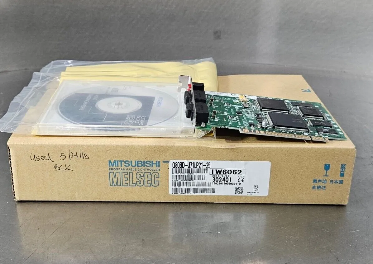 MITSUBISHI Q80BD-J71LP21-25 PROGRAMMABLE CONTROLLER CARD Loc 3E-16