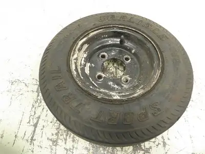 Set Of Wheels And Tires For a Taylor Dunn Stepsaver 3 Wheel Electric Cart Foam