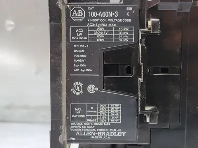 USED ALLEN-BRADLEY 100-A60N*3
