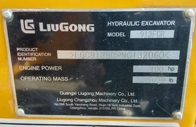Used LIUGONG 913FCR Crawler Excavators New Jersey US | Mitsubishi HC Capital America #1362971