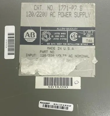 Used ALLEN-BRADLEY 1771-P7 Power Supplies Ohio US | Surplus Asset Holdings #1207214